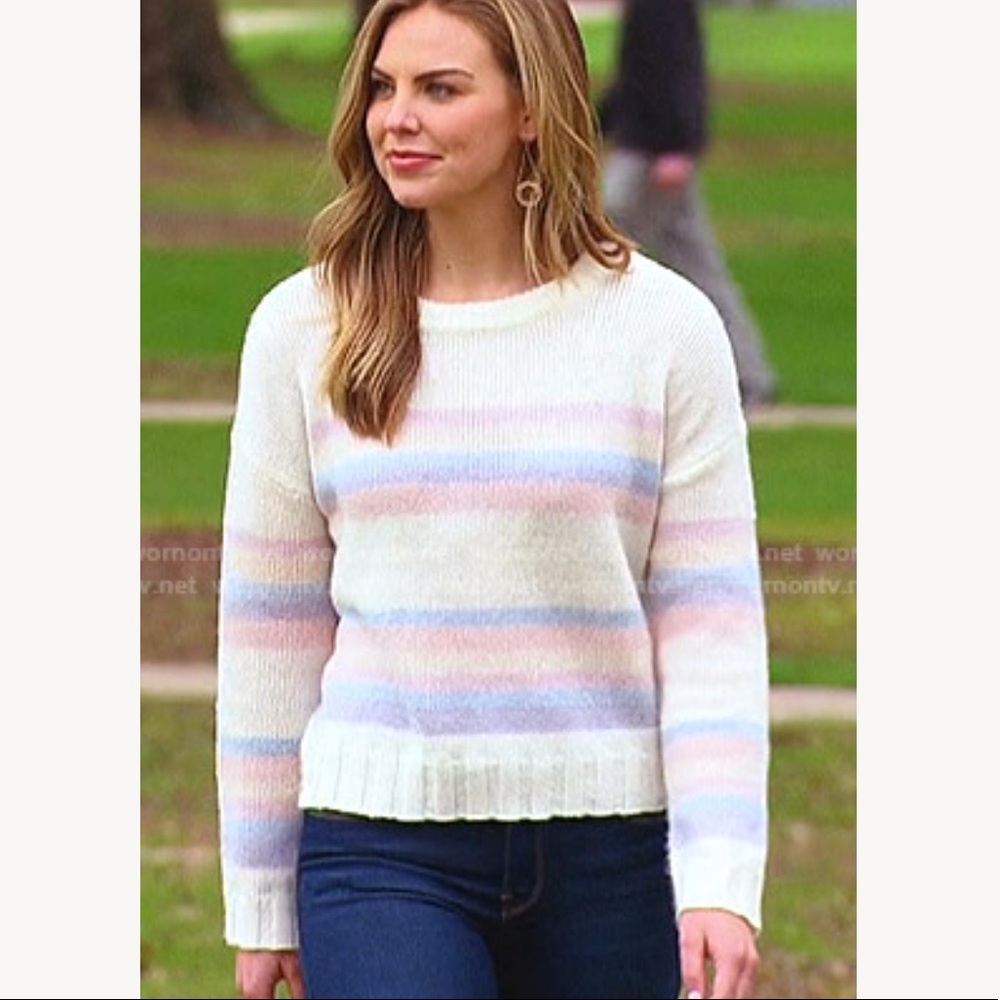 Rails Lani Sunset Stripe Sweater The Bachelorette